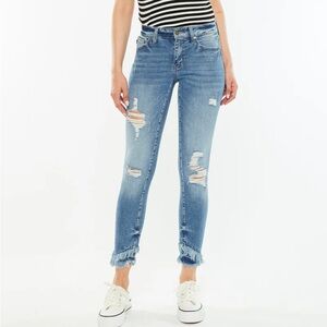 KanCan Nala Mid Rise Ankle Skinny Jeans size 11/29